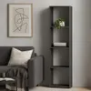 Scaffale LONI 160x40 cm – Design minimalista in grigio | 4 Anteprima dell’immagine prodotto 4