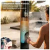 Solárny sprchový kút NovaTerra 35 l, čierny, s podlahovým Náhľad obrázku produktu 3