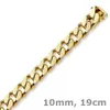 10mm Armband Panzerkette aus 585 Gold Gelbgold massiv Produktbild-Vorschau 2