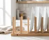 Holzständer für Teller, Abtropfhalter, Griff, Buche Produktbild-Vorschau 4