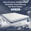Matratze 90x200 30cm Integrierter Topper Matratze 7 zonen Produktbild-Vorschau 9
