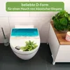 WC Sitz mit Absenkautomatik D Form Motiv Strandtag [TDW3 Produktbild-Vorschau 2