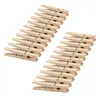 VonBueren 24 x Wäscheklammern Holz groß | 7 cm | Produktbild-Vorschau 1