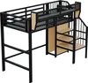 Merax Etagenbett Hochbett 90x200cm mit Sicherheitsleiter, Produktbild-Vorschau 10