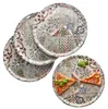 4x pizza talíř Alcazar Ø33cm 4 osoby XL talíř dlaždicový Náhled obrázku produktu 1