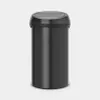 Brabantia Touch Bin, 60 l, rond, noir, manuel, 40 cm, 400 Voir les images du produit 4