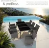 Salon de jardin Menorca 8 places avec 2 sets de housses + Voir les images du produit 4