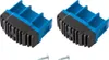 Embouts de pied STABILO (paire) 64 x 25 mm, bleus, 211002 Voir les images du produit 2