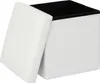 Pouf pieghevole mix n modul 31x31 cm bouclette bianco - 5 Anteprima dell’immagine prodotto 5