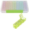 WELLGRO Tablettenbox für 7 Tage - Pillendose je 4 Fächer Produktbild-Vorschau 2