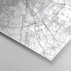 Bilder auf glas - Einteilig - Stadt Karte Rom - 50x70cm - Produktbild-Vorschau 5
