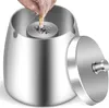 Aschenbecher mit Deckel, Edelstahl Aschenbecher für Produktbild-Vorschau 1
