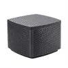 Garten Beistelltisch Rattan Optik mit Aufbewahrungsfach Kunststoff 53x53x40cm Produktbild-Vorschau