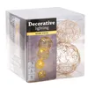The image shows a product box containing decorative LED string lights with spherical wire lamps. Náhľad obrázku produktu