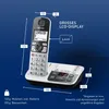 Panasonic KX-TGE520GS argent-noir Voir les images du produit 9