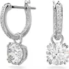 Swarovski Damen Constella Drop-Ohrhänger, Rundschliff, Produktbild-Vorschau 1