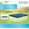 A rectangular swimming pool with a blue cover, set in a grassy outdoor area with sunlight. Produktbild-Vorschau