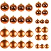 30tlg. Christbaumkugeln Weihnachtskugeln Schmuckkugeln orange Ø 4/5/6/7cm Anteprima dell’immagine prodotto