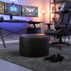 Gaming Fußhocker Kunstleder BANANAIR 50x30 cm rot Produktbild-Vorschau 2