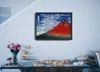 Poster - Leinwand - 29,7 cm x 21 cm - Leinwandposter - Red Produktbild-Vorschau 2