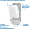 A diagram showing a TORK soap dispenser with callouts highlighting its features. Náhled obrázku produktu