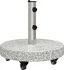 vidaXL Pied de parasol gris 45 x 45 x 45 cm en granit et Voir les images du produit 1