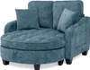 Divano letto 2 in 1 con pouf contenitore, divano Anteprima dell’immagine prodotto 14