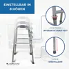 Mobiclinic Columna Gehgestell Gehhilfe Rollator Stabil Produktbild-Vorschau 5