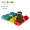 250 Stk Mehrfarbiger Set von Bienenwachskerzen 5 Farben N60 Produktbild-Vorschau 1