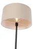 Stehlampe Schwarz mit Schirm HellBraun 50 cm Simplo Produktbild-Vorschau 5