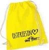 Huuraa Turnbeutel Ostfriesin mit Herz 12 Liter Yellow Produktbild-Vorschau 1