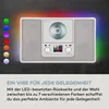 Auna Radio, DAB Radio mit CD Player zur Wandmontage, DAB Produktbild-Vorschau 2
