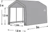 Přístřešek na nářadí ShelterLogic® Shed-in-a-Box 180x300 cm Náhled obrázku produktu 6