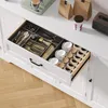 BEALIFE Sideboard 140x40x83 cm mit 4 Türen & 1 Schublade | Produktbild-Vorschau 7