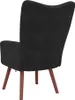 vidaXL Fauteuil relax noir velours Voir les images du produit 4