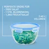 EMSA CLIP & CLOSE N10114, kontajner, Kolo, 2,6 L, Modrá, Náhľad obrázku produktu 4