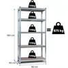 Regał metalowy magazynowy piwnica garaż 180x90x40cm 875 kg Podgląd zdjęcia produktu 10