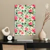 MuchoWow® Poster Blumen - Rosa - Schmetterling 60x90 cm - Produktbild-Vorschau 3