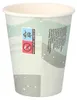 50x Heißgetränkebecher Pappbecher Wintermotiv "Schneemann Produktbild-Vorschau 2