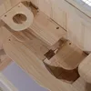 PawHut Hamsterkäfig aus Holz für Zwerghamster Nagerkäfig Produktbild-Vorschau 8