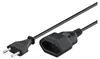 Goobay 50508 Rallonge Euro, 3 m, noir, 3 m - Prise Euro Voir les images du produit 2