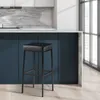 CLP Barhocker Montreal Kunstleder gepolsterter Sitz und Produktbild-Vorschau 3
