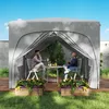 Outsunny Pavillon 3x3m wasserabweisend Stabil Winterfest Produktbild-Vorschau 9