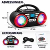 Cyberlux CD-Player | CD-Radio | Tragbares Kinder Radio | Produktbild-Vorschau 8