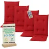Pillows24 - 4x Hochlehner Auflagen 120x50x8 cm | Gesteppte Produktbild-Vorschau 1