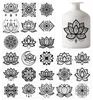 25 Vintage Mandala Aufkleber für Glas, Vase, Fenster Produktbild-Vorschau