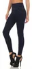 Dámske legíny Denim Look High Waist Jeans Skinny Tube; Blue Náhľad obrázku produktu 2