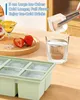Eiswürfelform Silikon 2er Set mit Deckel, große 5x5 cm XXL Produktbild-Vorschau 4