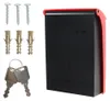 Profirst Mail PM 780 Kunststoff Briefkasten Schwarz Rot Produktbild-Vorschau 4