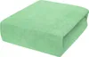 Frottee Spannbettlaken Erbsengrün 80x180 cm mit Gummizug – Produktbild-Vorschau 1